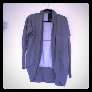 Bordeaux Grey Cardigan